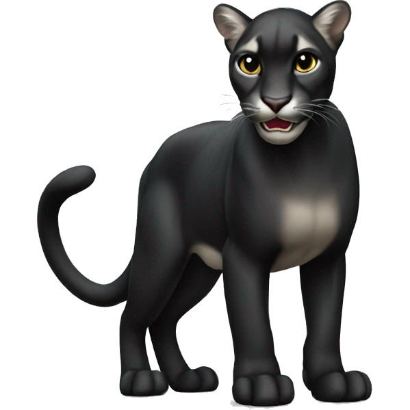 black puma  emoji