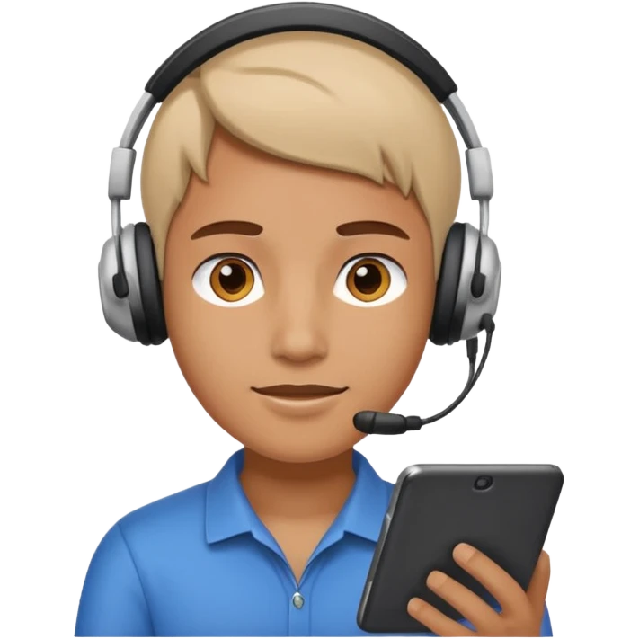 Persona dando asesoría digital  emoji