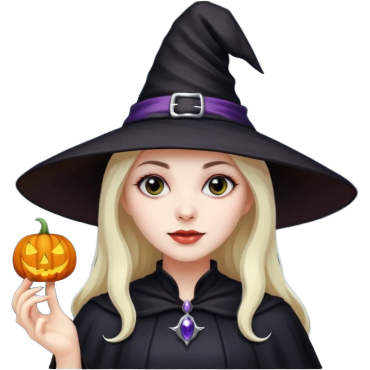 Halloween mood female emoji