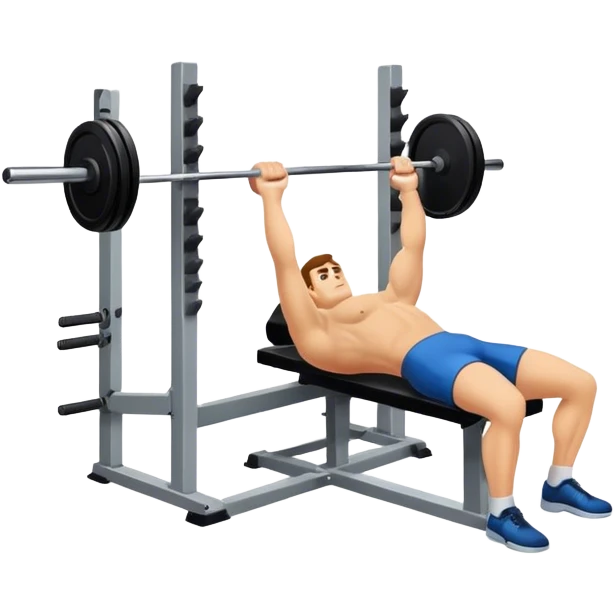 close-grip flat-benchpress emoji