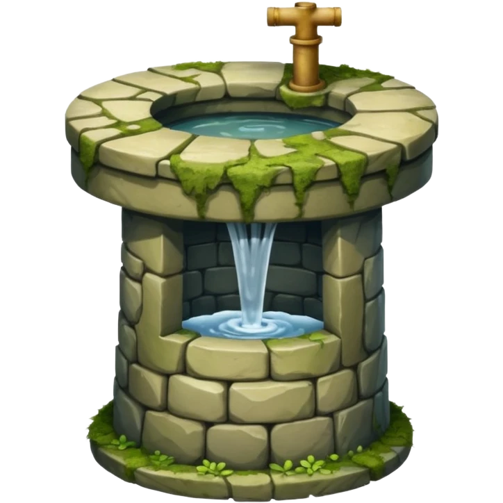 a water well - simple, no roof, no flowing water emoji