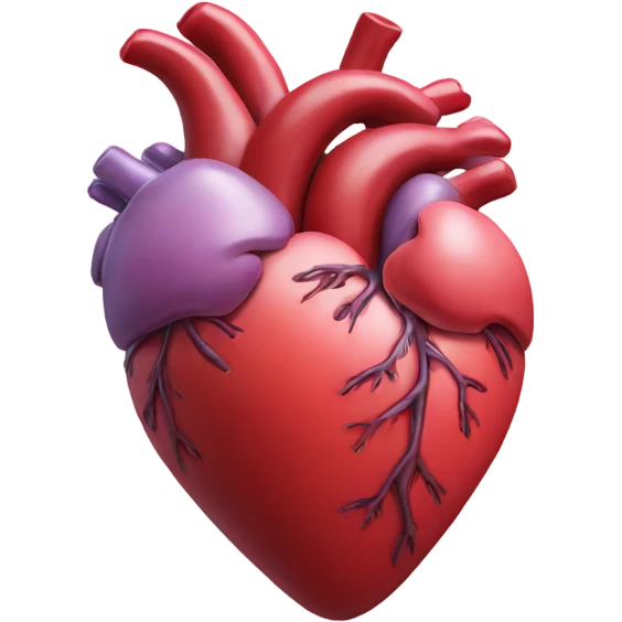 Anatomical heart emoji