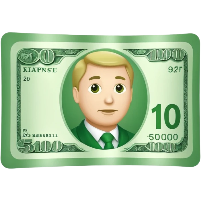 Ruble bill emoji
