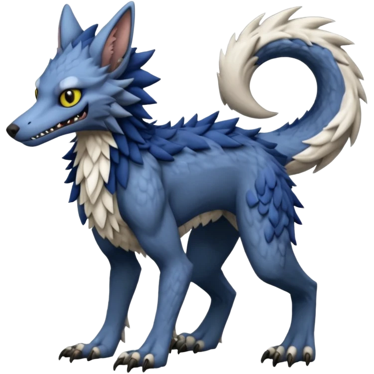 Trico-Sergal-Fakémon-creature-fusion (full body) emoji