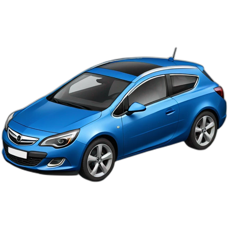 Blue opel astra emoji