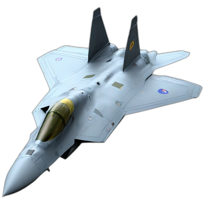 Ukrainian F22 raptor realistic emoji
