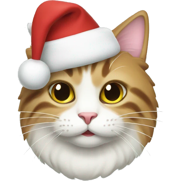 Christmas cat emoji