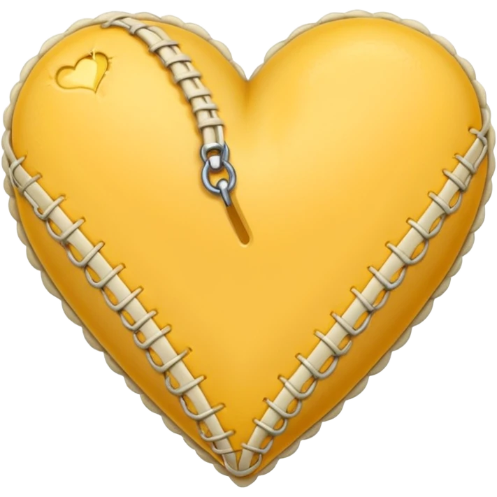 this emoji ❤️‍🩹 but cream yellow emoji