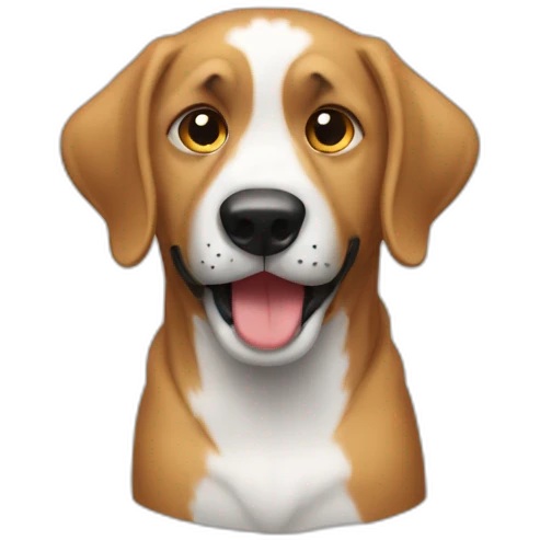Perro gritando no vas  emoji