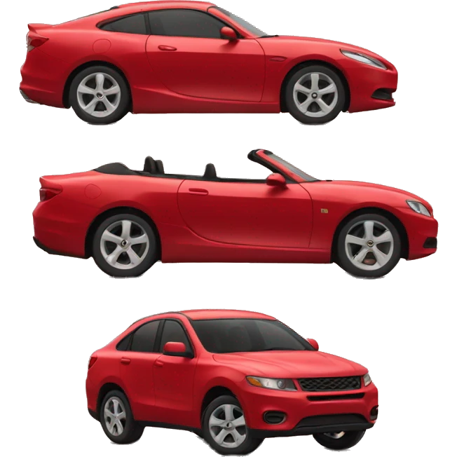 Red car emoji