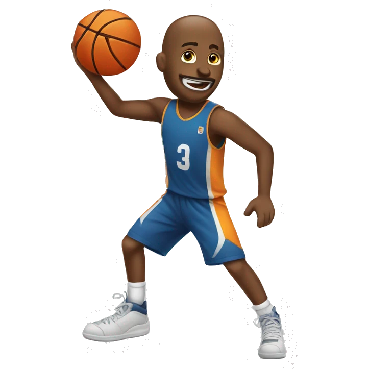 Playing basketball emoji