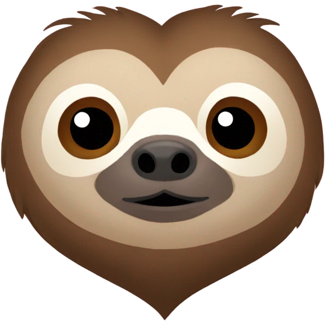 Sloth heart emoji