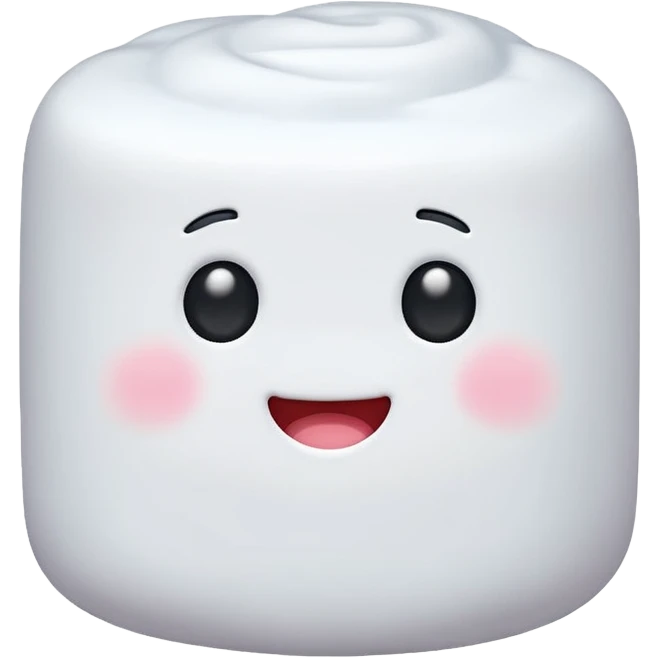 cute marshmallow emoji