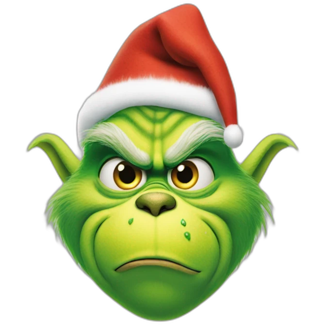 The grinch emoji