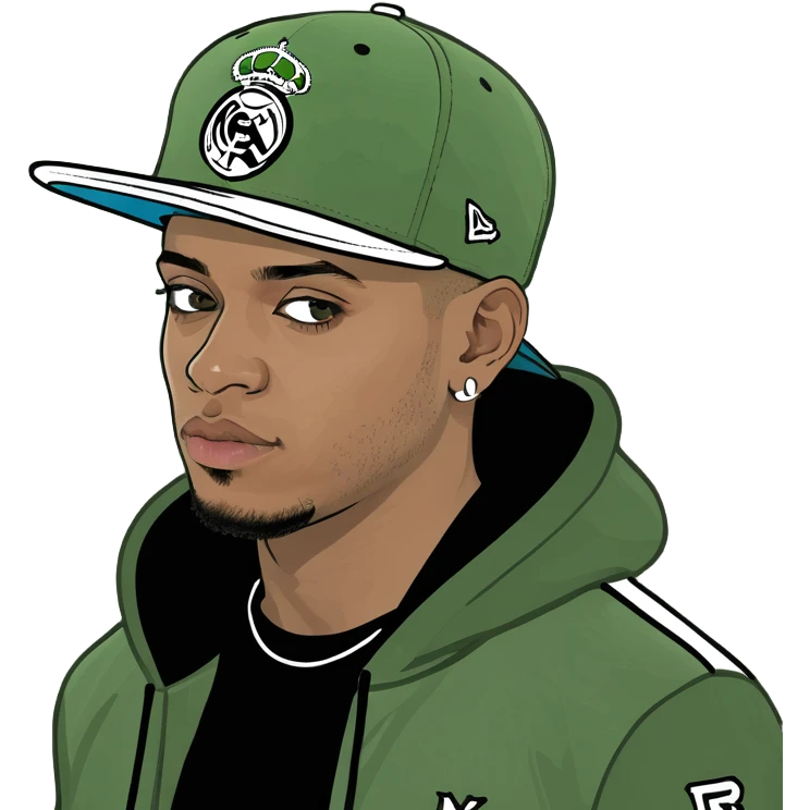 Josh King Madrid Jetset wearing SnapBack emoji