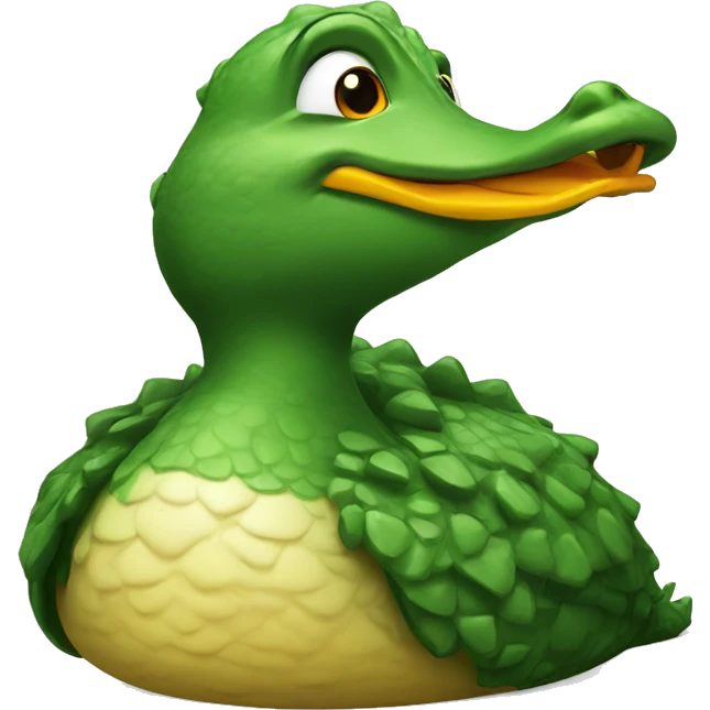 crocodile duck emoji