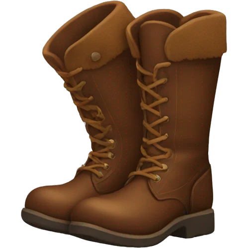 Brown boots emoji