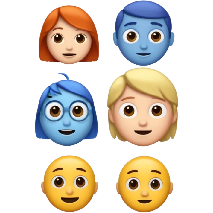 Pixar Cartoon style emoji