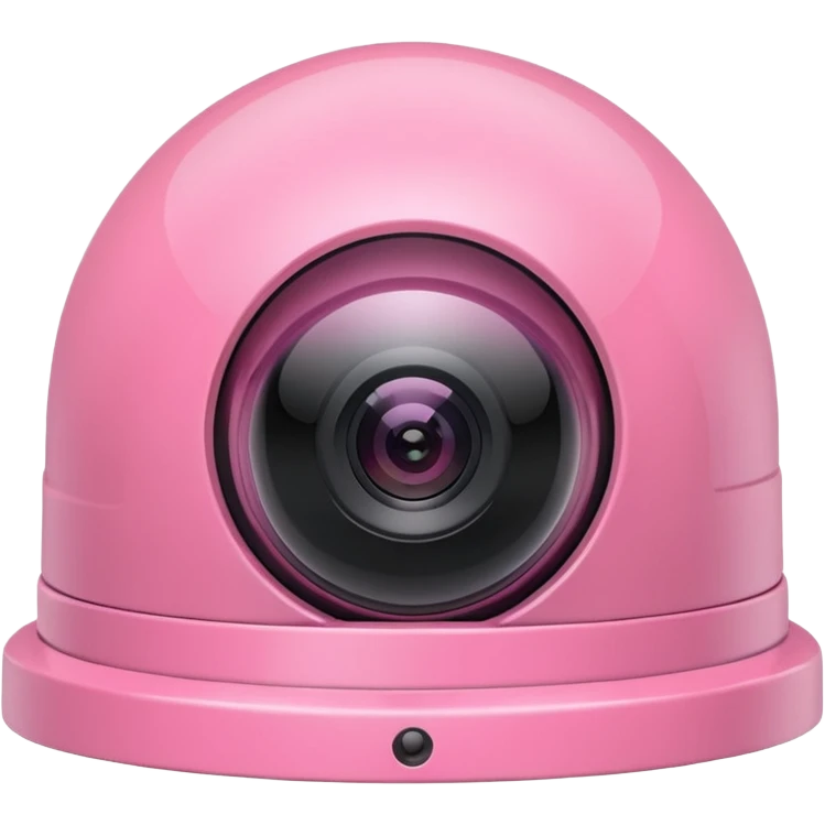 Security Camera pink  emoji