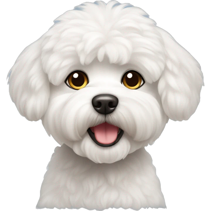 Perro bichon maltes emoji
