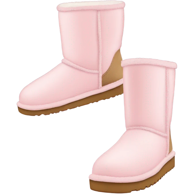 light pink uggs emoji