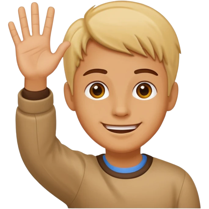 Helloooooo hand sticker waving 👋 emoji