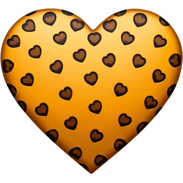 heart leopard  emoji