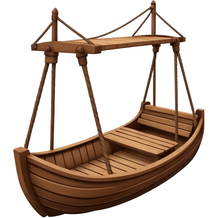 brown Swing Boat Ride  emoji