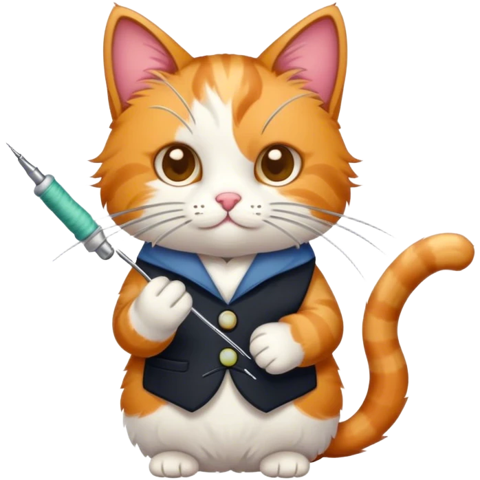 گربه خیاط emoji