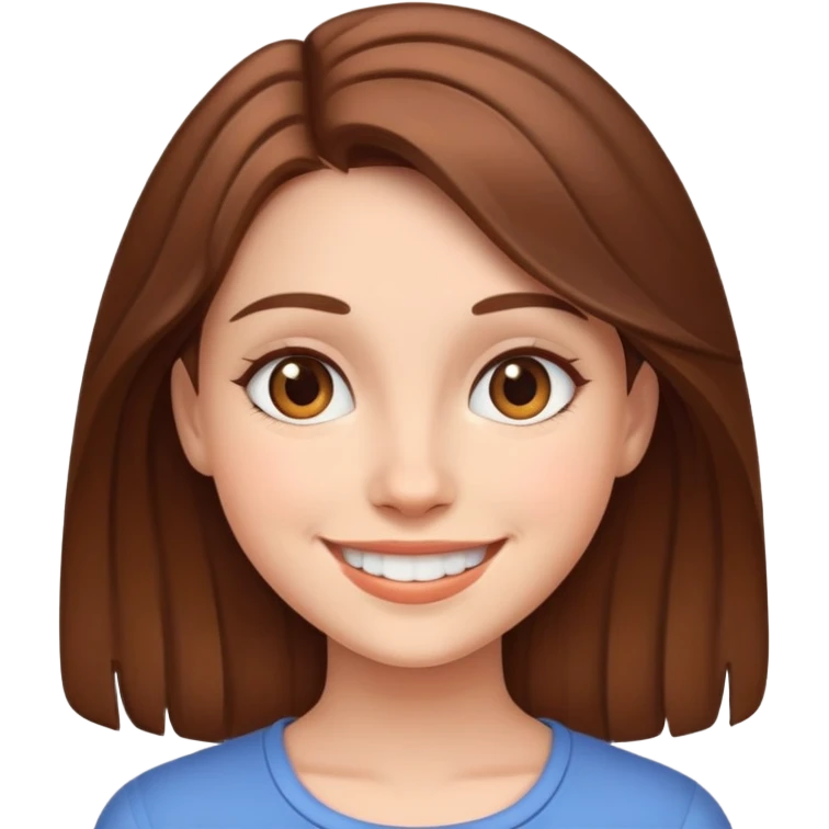 دختری که میخندد emoji
