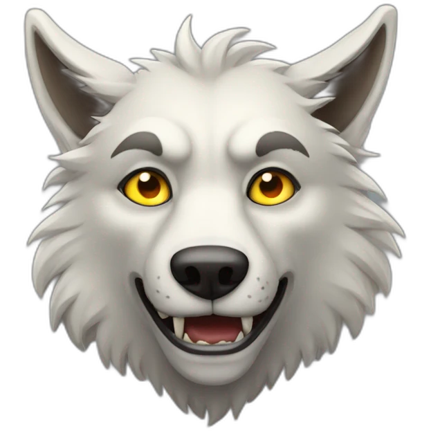 Loup garou emoji