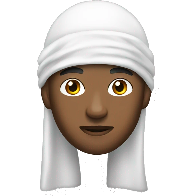 Durag with a cap emoji