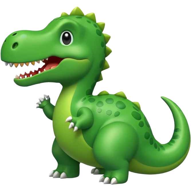 Dinosaur phone emoji