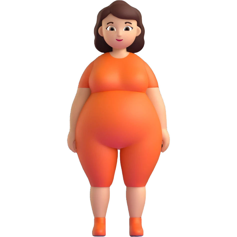 Venus of Willendorf prehistoric limestone figurine, rotund female figure with detailed rounded body emoji