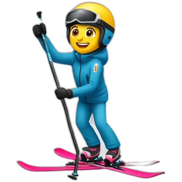 ski de fond emoji