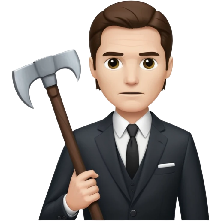 Американский психопат с топором emoji
