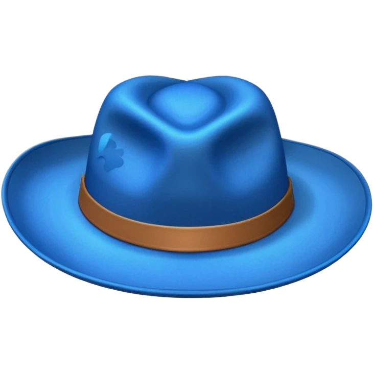 Mavi şapka  emoji