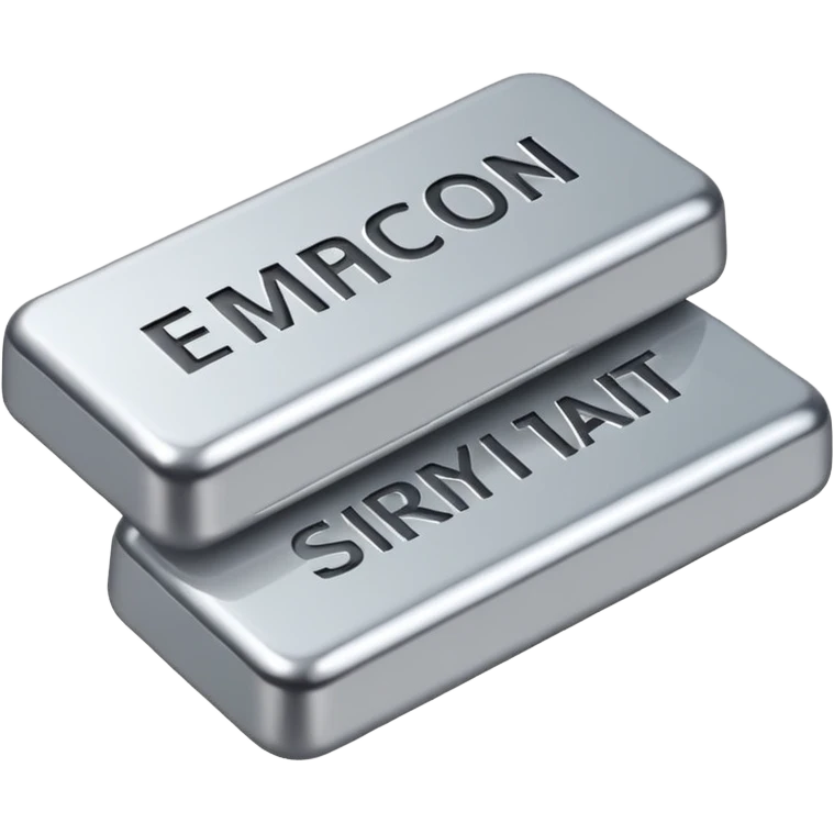 silver bars, silver text emoji