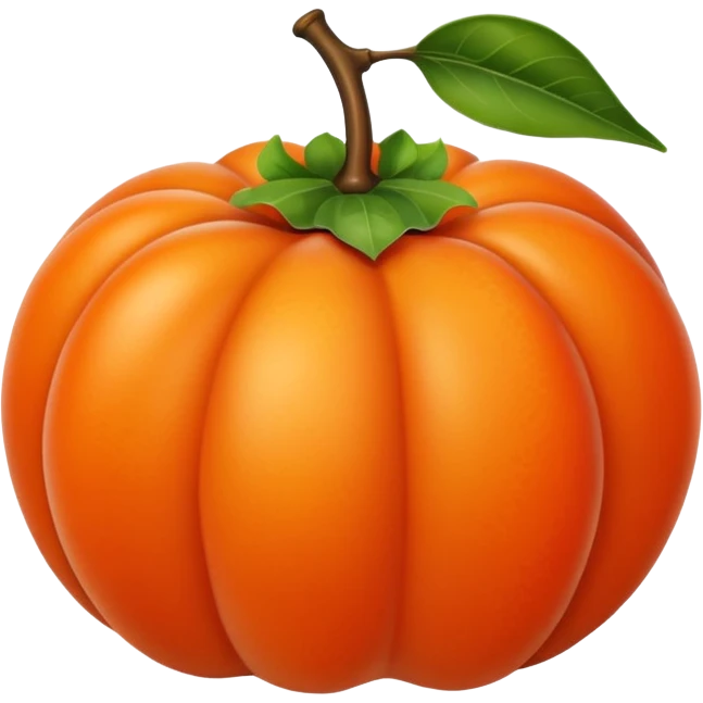 persimmon emoji