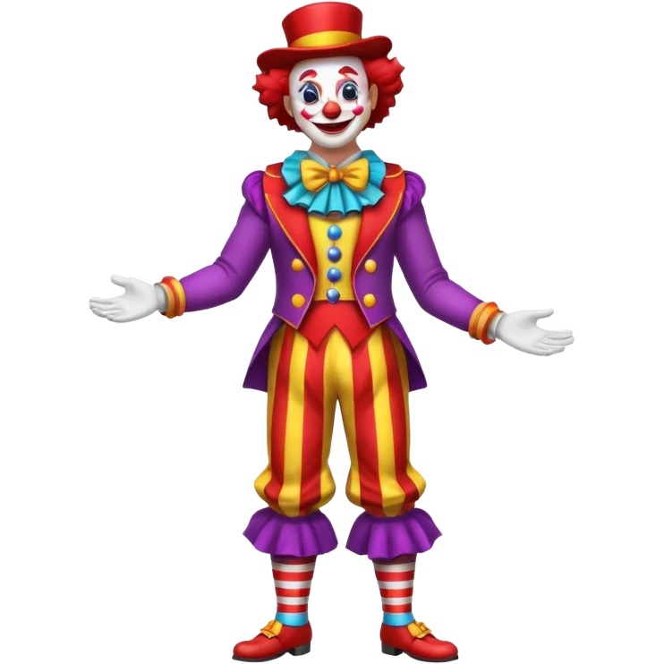 circus clown full body emoji