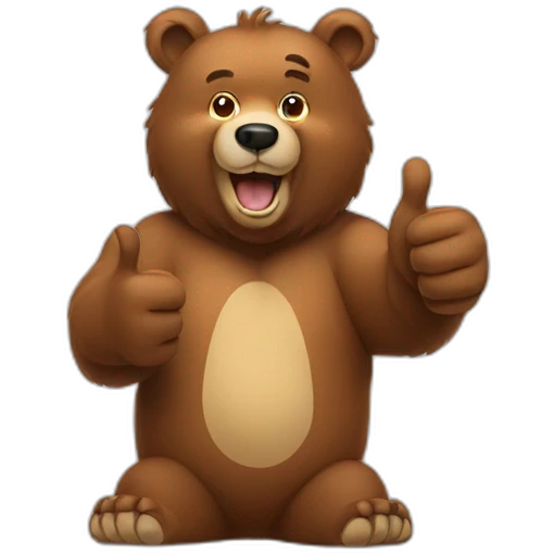 bear-thumbs-up emoji