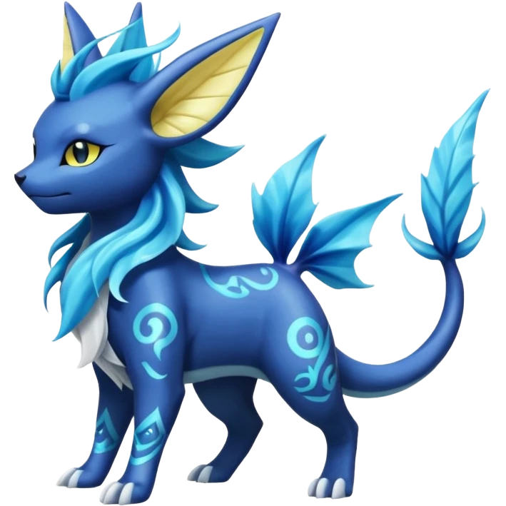 Luxray-Vaporeon-Suicune-Amaura-fusion emoji