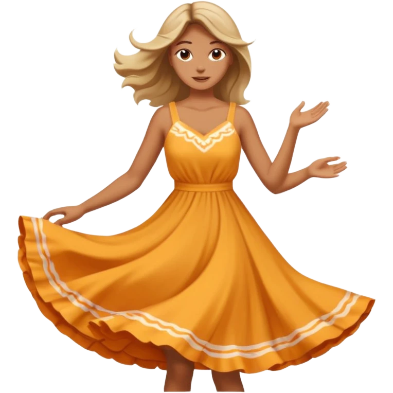 woman in spining emoji