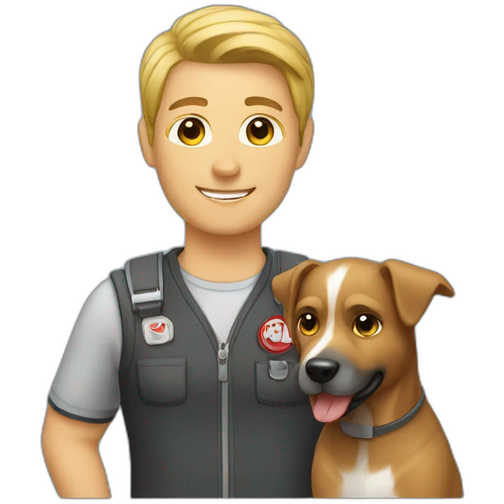 dog trainer emoji
