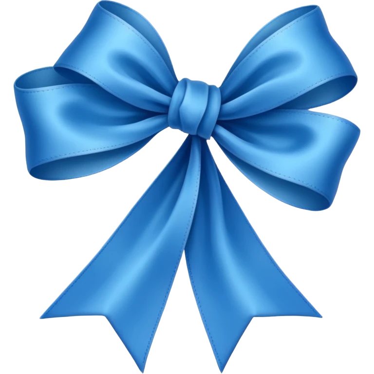 blue ribbon emoji