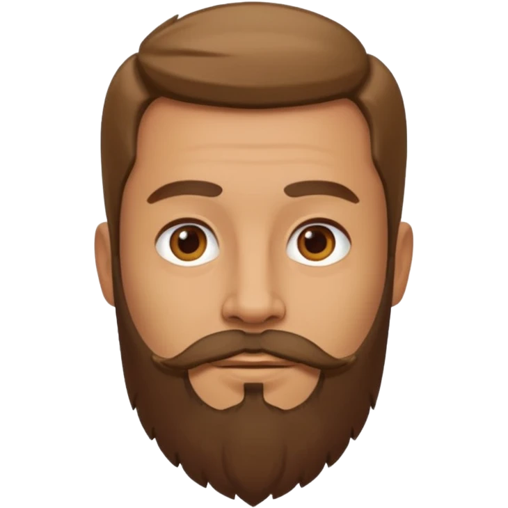 man with goatie beard emoji
