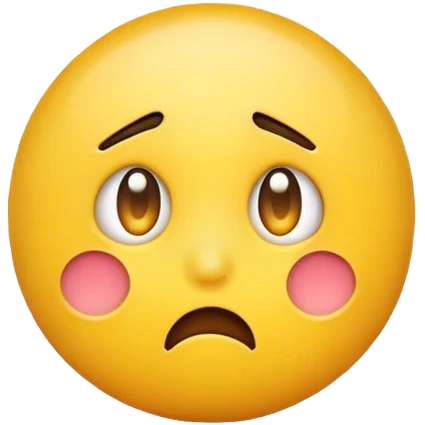 Confused yellow emoji emoji