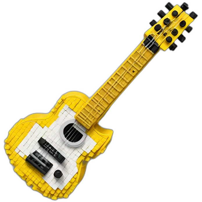 Lego guitar emoji