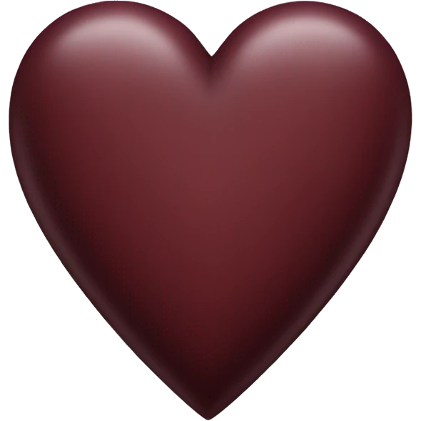Maroon Heart emoji