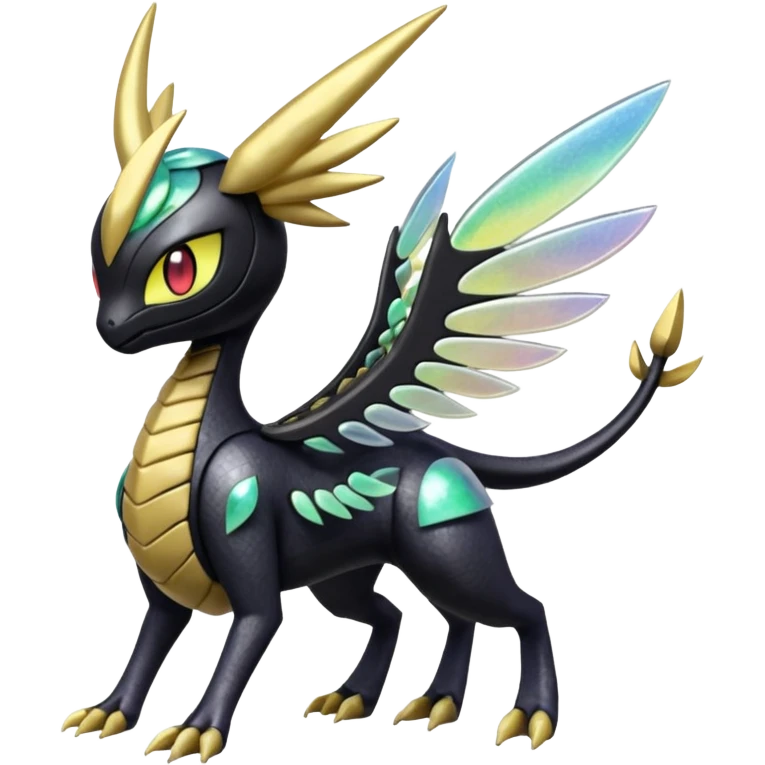 Meloetta-Nargacuga-Giratina-Pokémon-Fakémon-fusion-hybrid-creature emoji